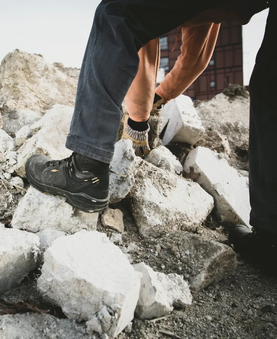 Keen Men's Dover 6" Waterproof (Carbon Toe)  |  Magnet/Black