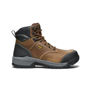 Keen Men's Evanston 6" Insulated Waterproof Boot (Carbon Toe)  |  Bison/Black