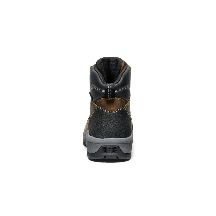 Keen Men's Evanston 6" Insulated Waterproof Boot (Carbon Toe)  |  Bison/Black