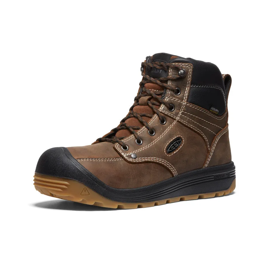 Keen Men's Fort Wayne 6" Waterproof (Soft Toe)  |  Dark Earth/Gum