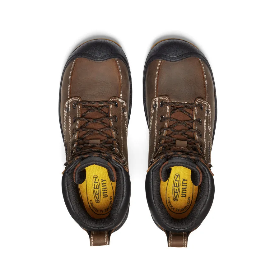 Keen Men's Fort Wayne 6" Waterproof (Soft Toe)  |  Dark Earth/Gum