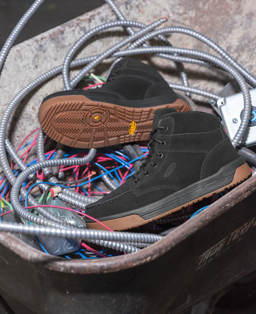 Keen Men's Gibson Boot (Soft Toe)  |  Black/Gum