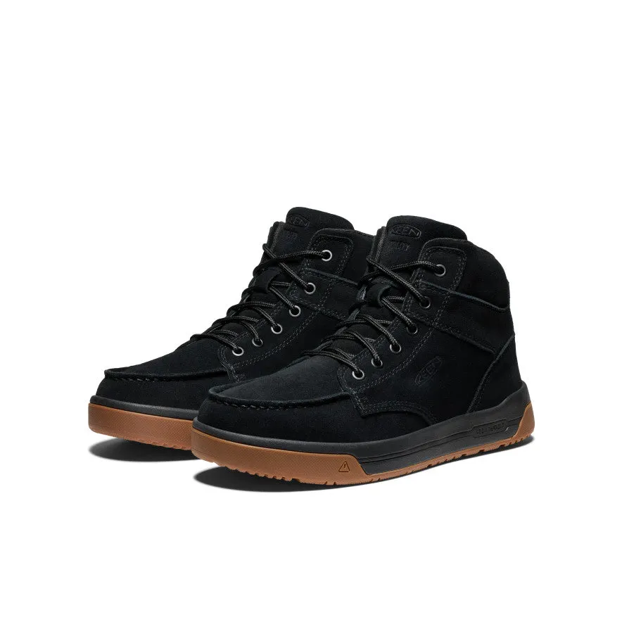 Keen Men's Gibson Boot (Soft Toe)  |  Black/Gum