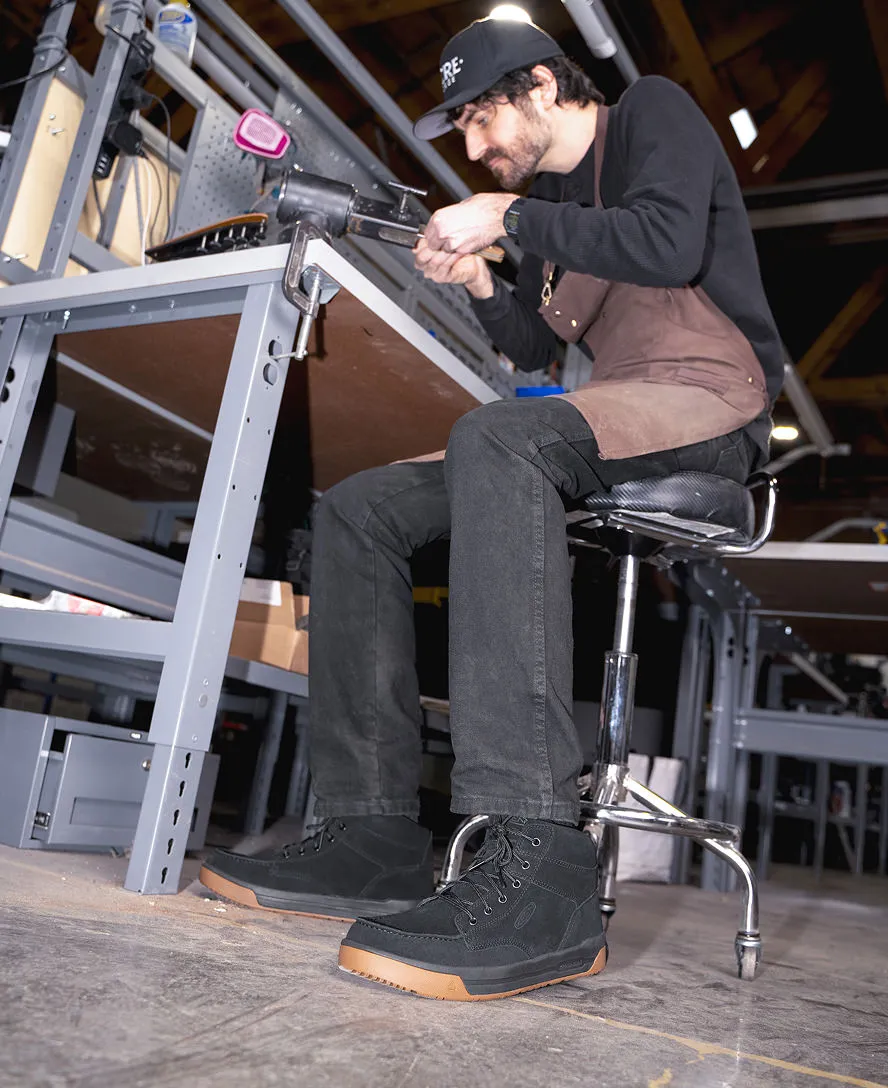 Keen Men's Gibson Boot (Soft Toe)  |  Black/Gum