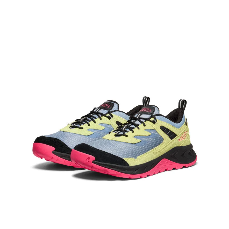 Keen Men's Hightrail EXP Waterproof  |  Faded Denim/Rouge Red