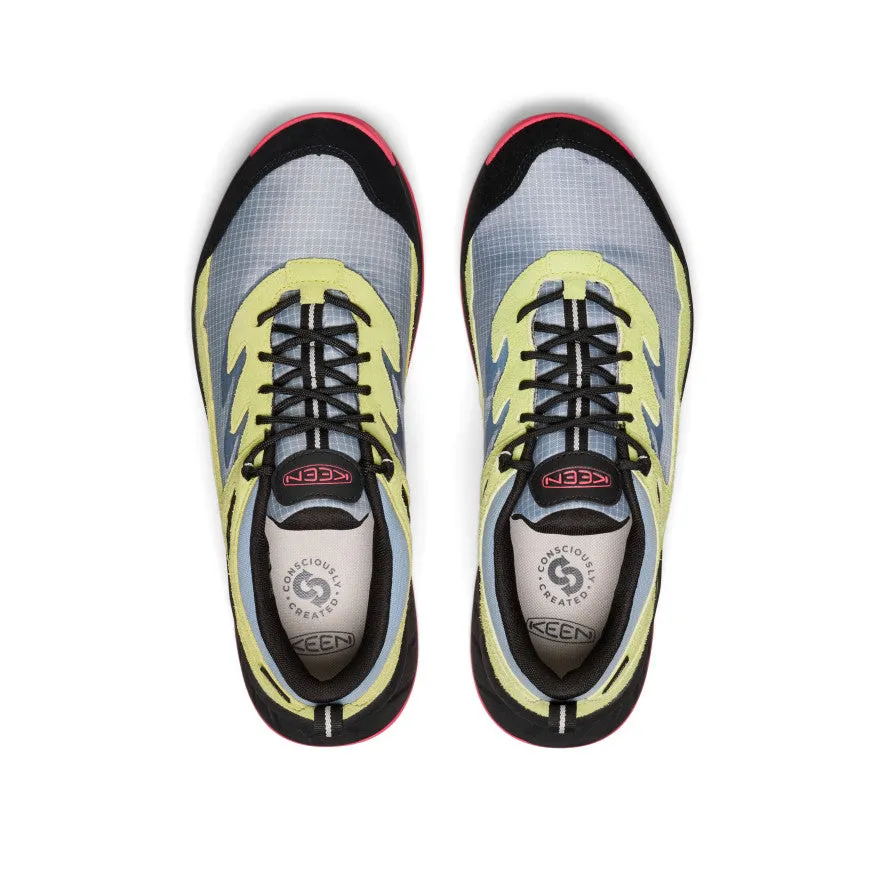 Keen Men's Hightrail EXP Waterproof  |  Faded Denim/Rouge Red