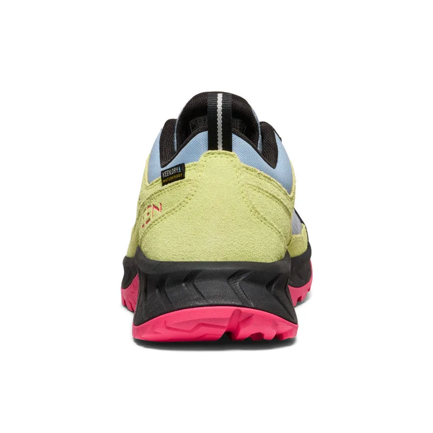 Keen Men's Hightrail EXP Waterproof  |  Faded Denim/Rouge Red