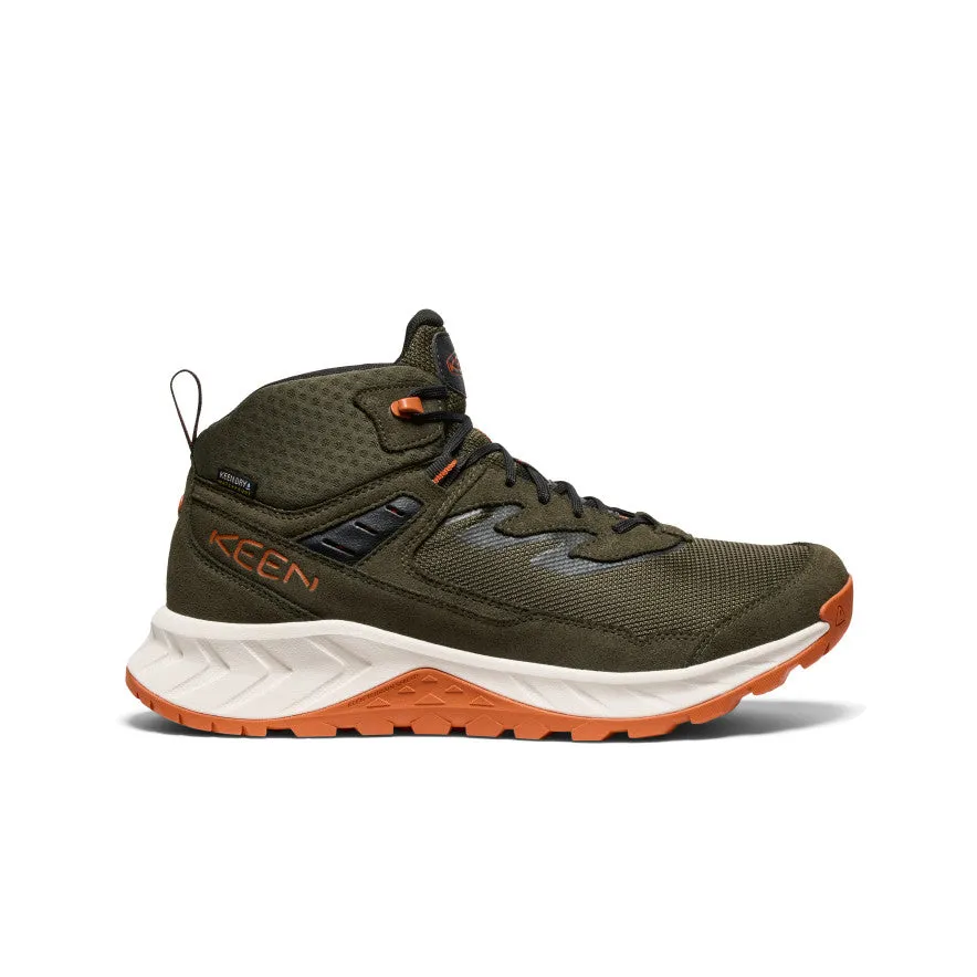 Keen Men's Hightrail Waterproof Hiking Boot  |  Forest Night/Gold Flame