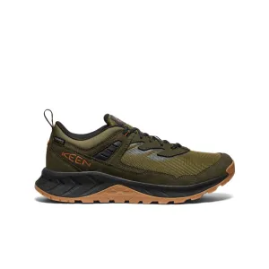Keen Men's Hightrail Waterproof Hiking Shoe  |  Winter Moss/Gold Flame