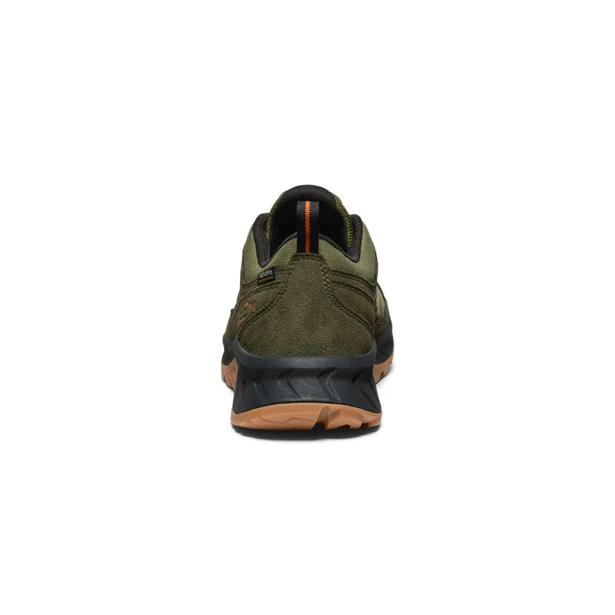 Keen Men's Hightrail Waterproof Hiking Shoe  |  Winter Moss/Gold Flame