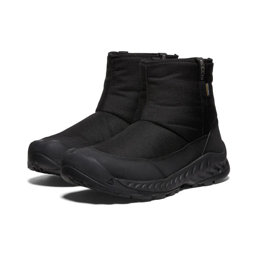 Keen Men's Hood NXIS Waterproof Winter Pull-On  |  Black/Black