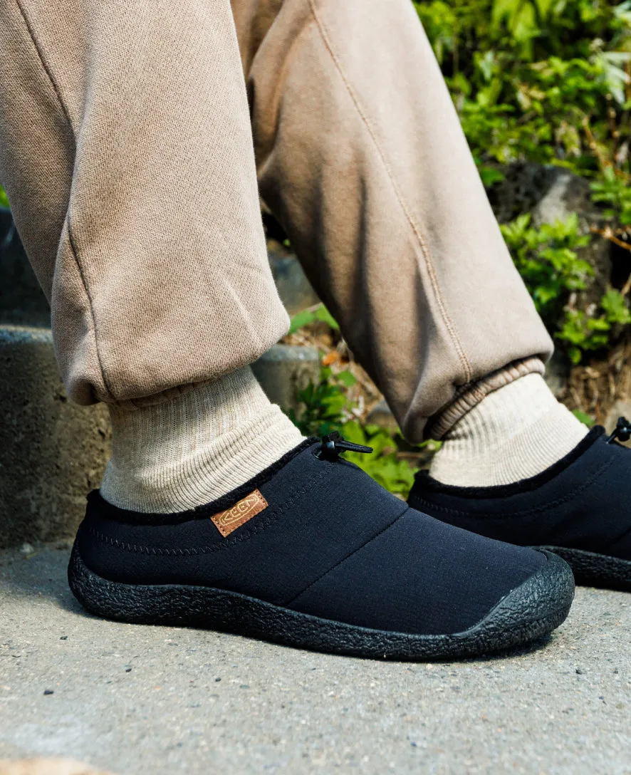 Keen Men's Howser III Slide  |  Black/Black Recycled