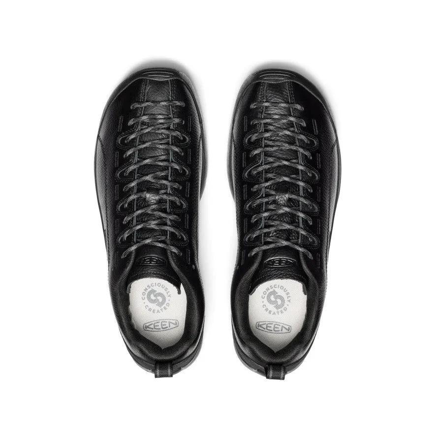 Keen Men's Jasper Sneaker  |  Black Smooth Leather