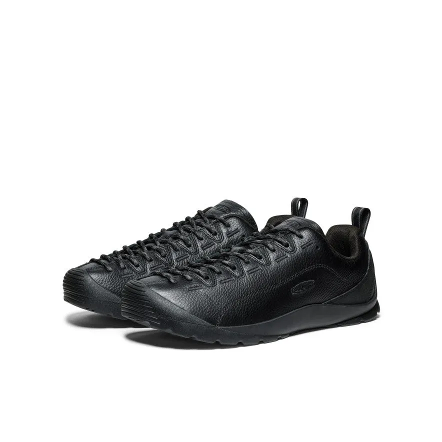 Keen Men's Jasper Sneaker  |  Black Smooth Leather