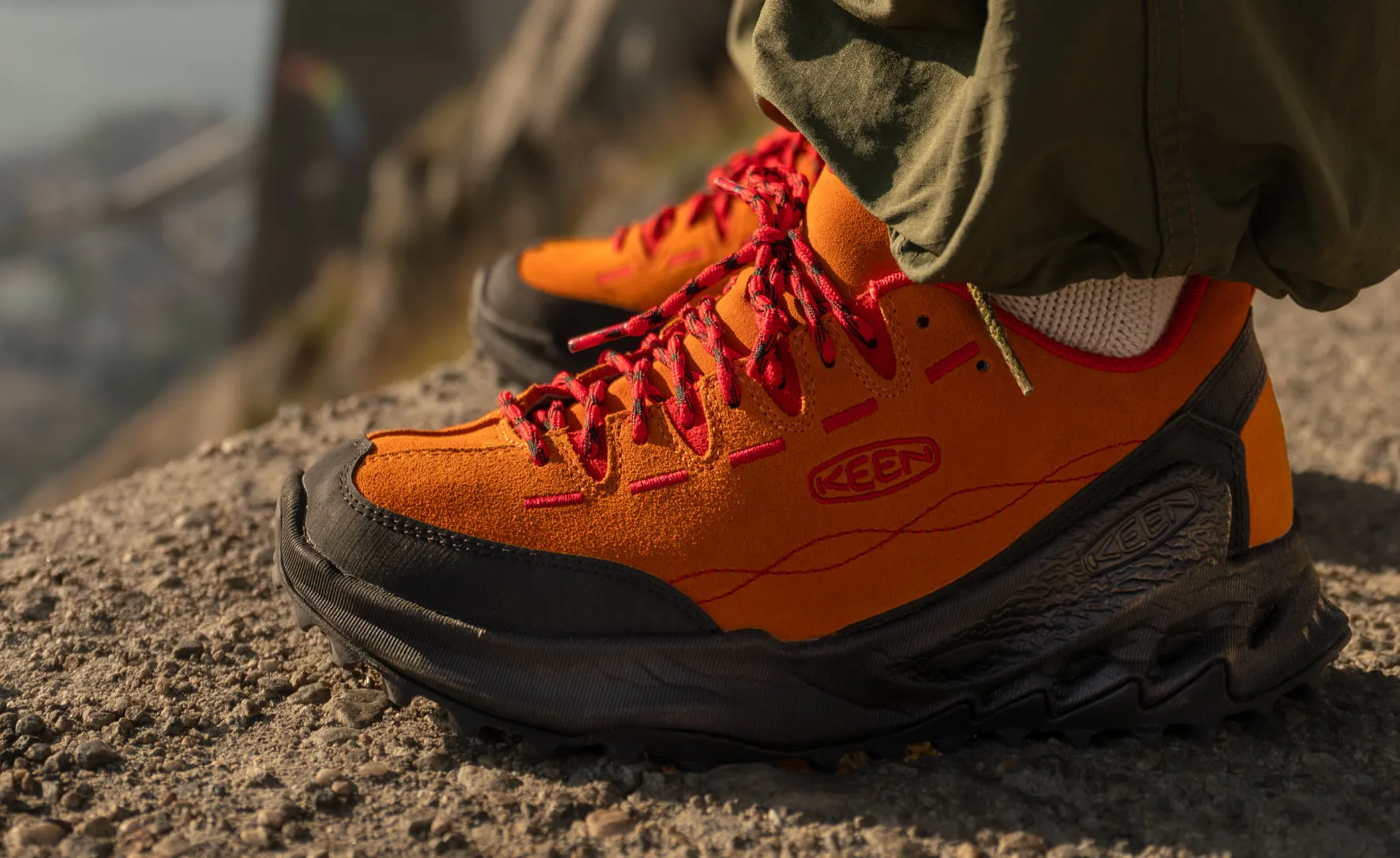 Keen Men's Jasper Zionic Sneaker  |  Safari/Sky Captain