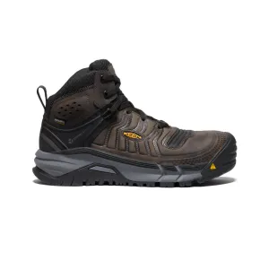 Keen Men's Kansas City  Waterproof Mid (Carbon Toe)  |  Coffee Bean/Black
