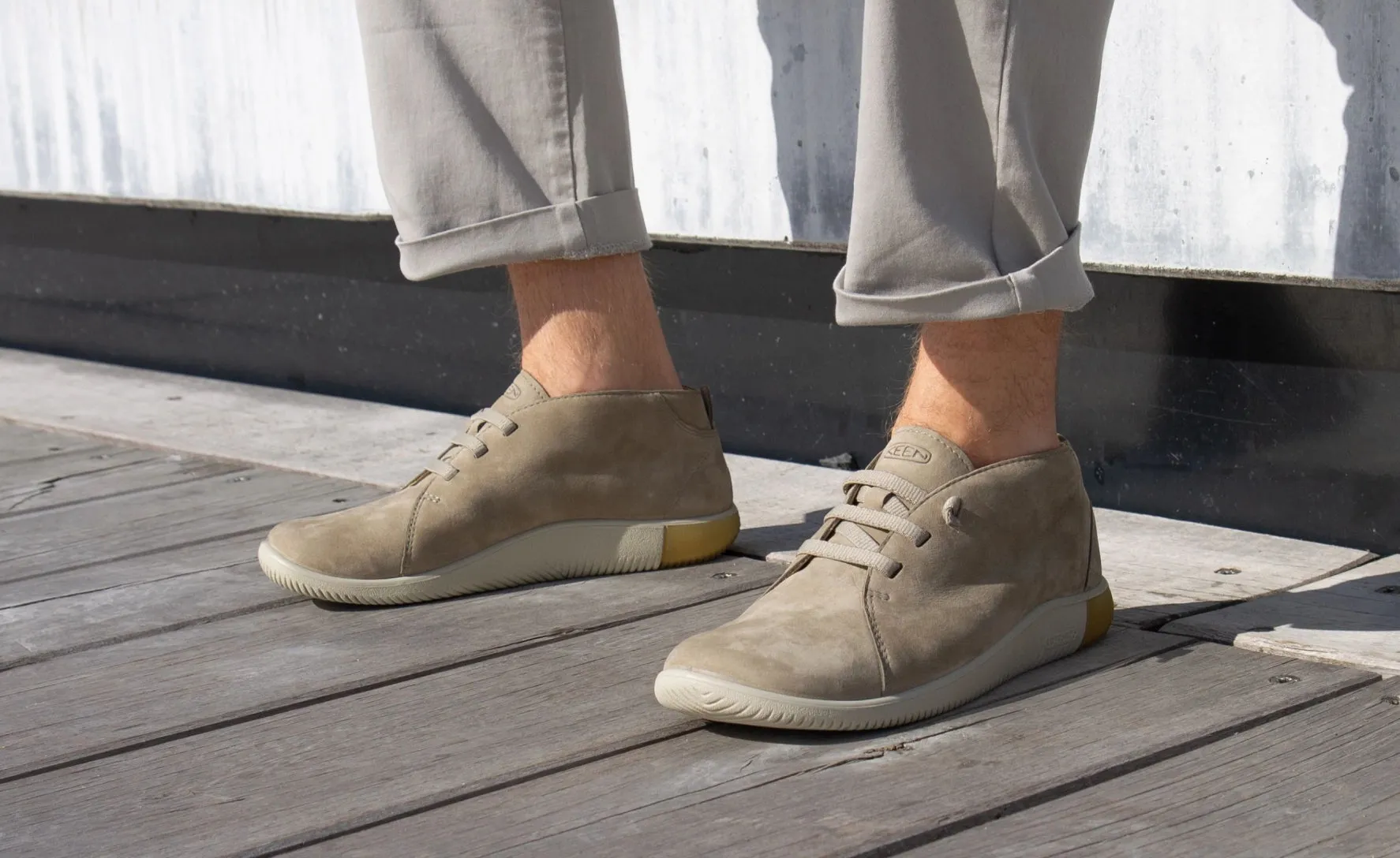 Keen Men's KNX Chukka  |  Tortoise Shell/Plaza Taupe