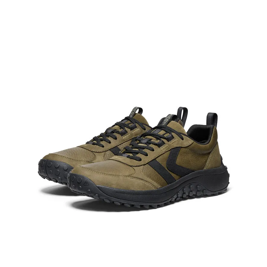 Keen Men's KS86 Leather Sneaker  |  Dark Olive/Black