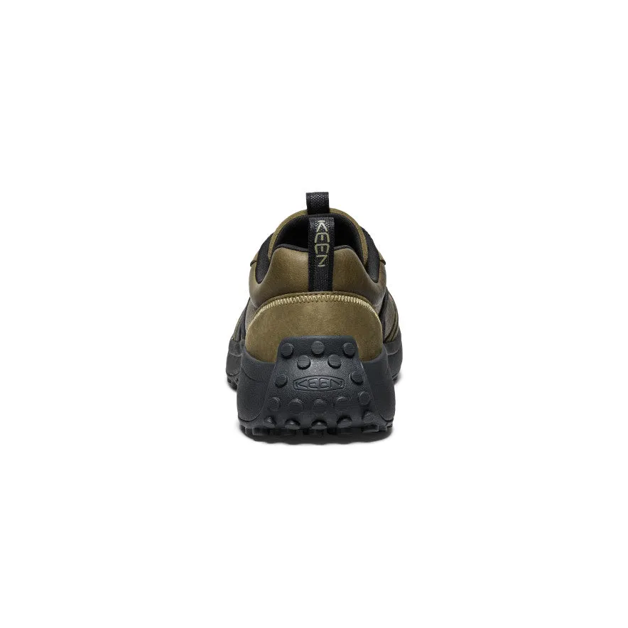 Keen Men's KS86 Leather Sneaker  |  Dark Olive/Black