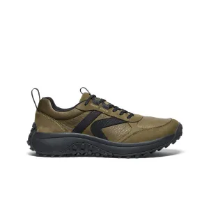 Keen Men's KS86 Leather Sneaker  |  Dark Olive/Black