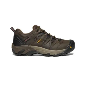 Keen Men's Lansing Low (Steel Toe)  |  Cascade Brown/Fired Brick