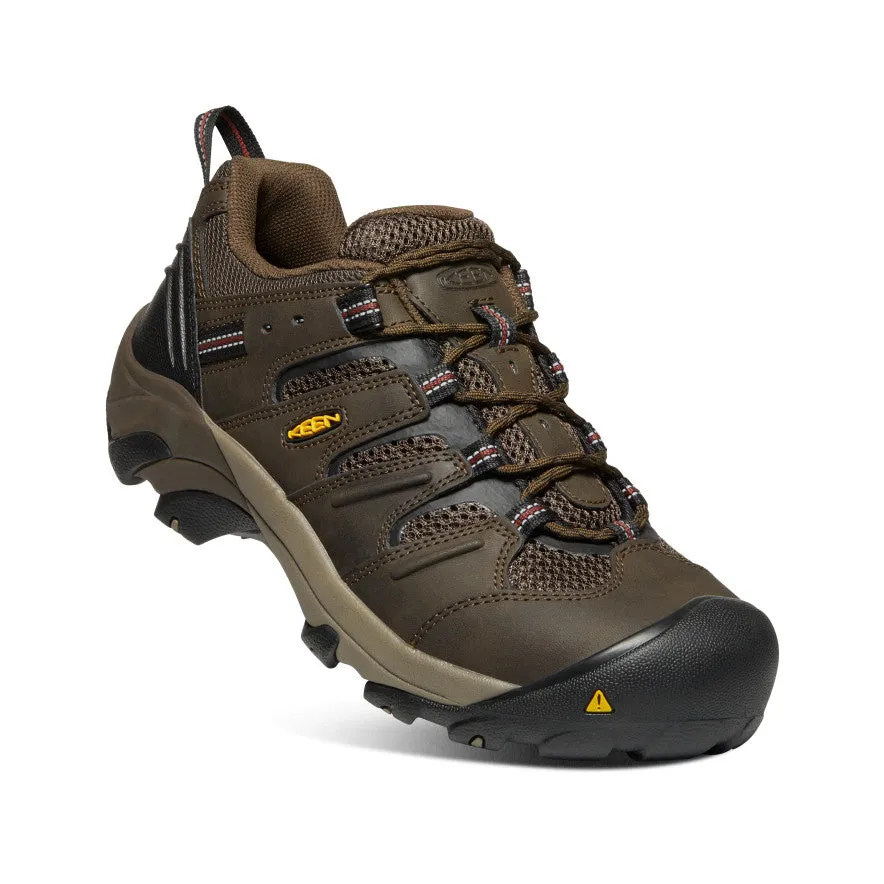 Keen Men's Lansing Low (Steel Toe)  |  Cascade Brown/Fired Brick
