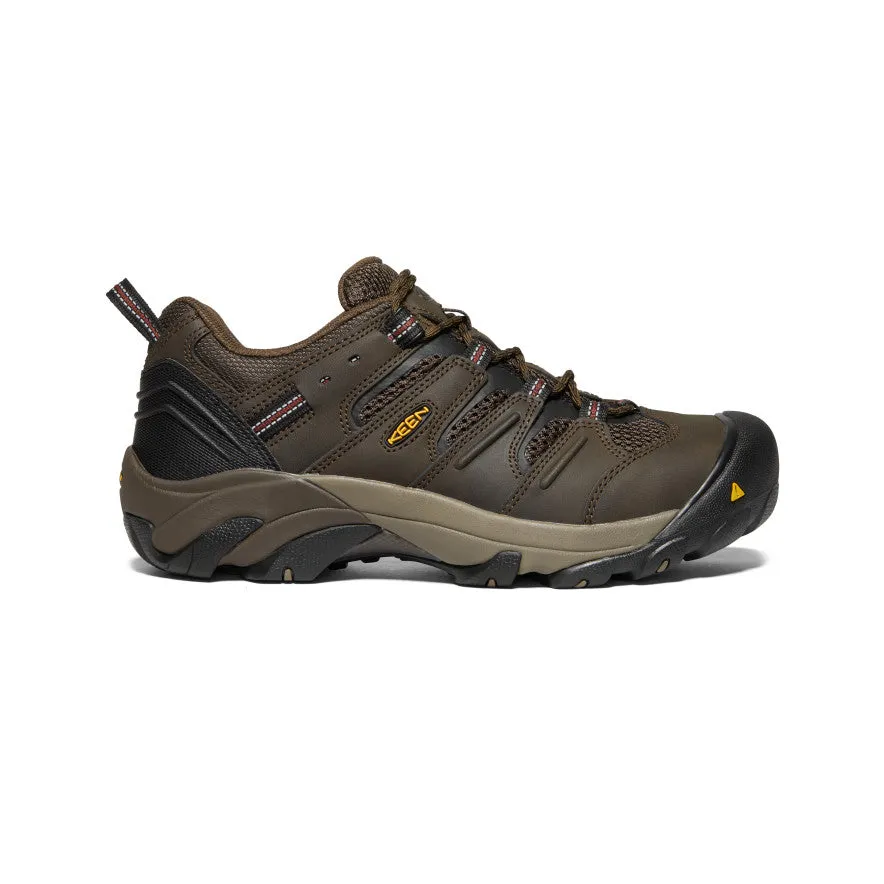 Keen Men's Lansing Low (Steel Toe)  |  Cascade Brown/Fired Brick
