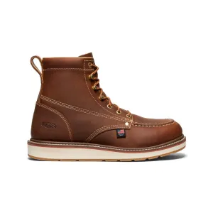 Keen Men's Liberty 6" Boot (Soft Toe)  |  Leather Brown/Birch