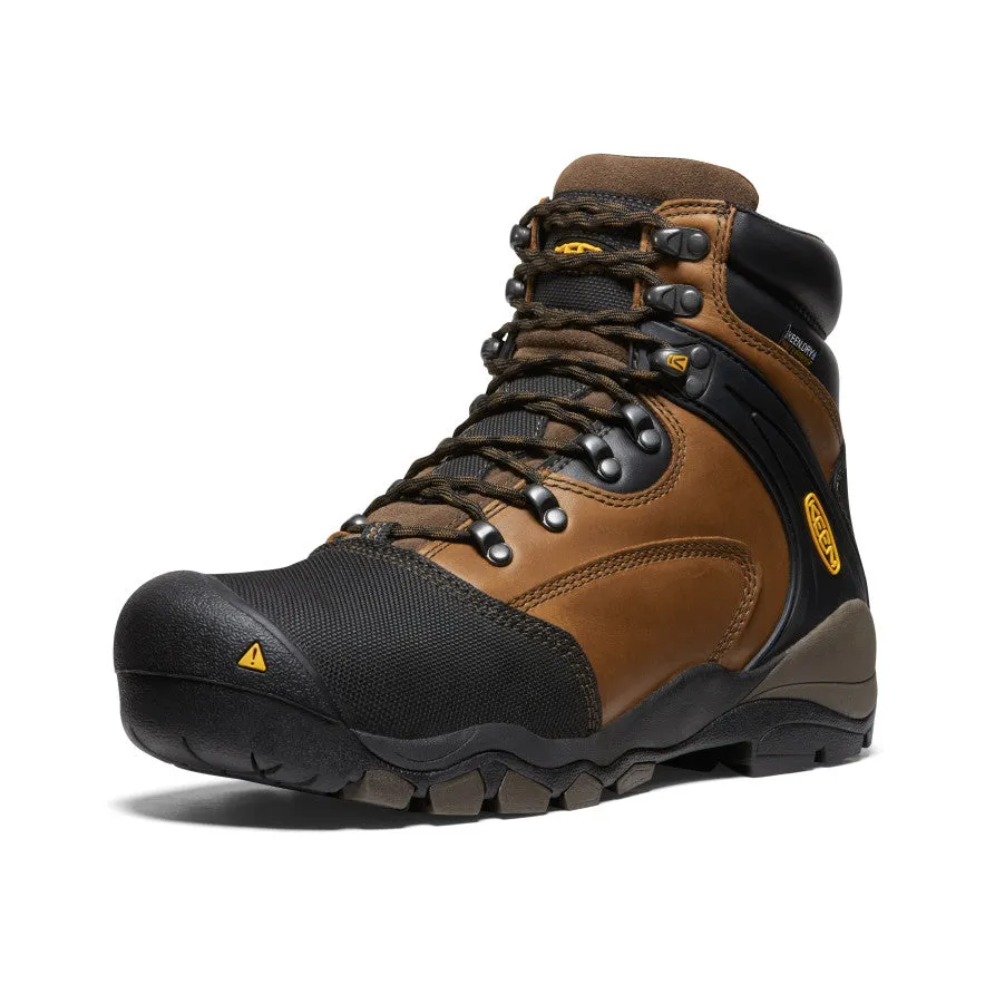 Keen Men's Louisville 6" MET Waterproof Boot (Steel Toe)  |  Slate Black