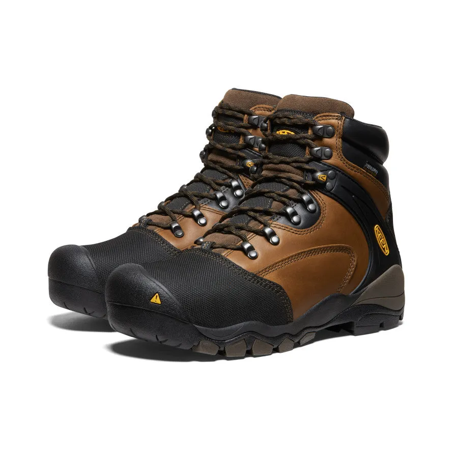 Keen Men's Louisville 6" MET Waterproof Boot (Steel Toe)  |  Slate Black