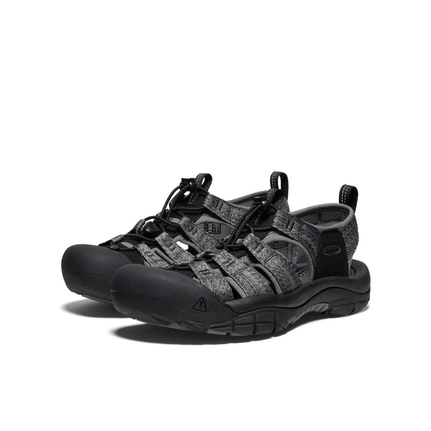 Keen Men's Newport H2 Sandal  |  Black/Steel Grey