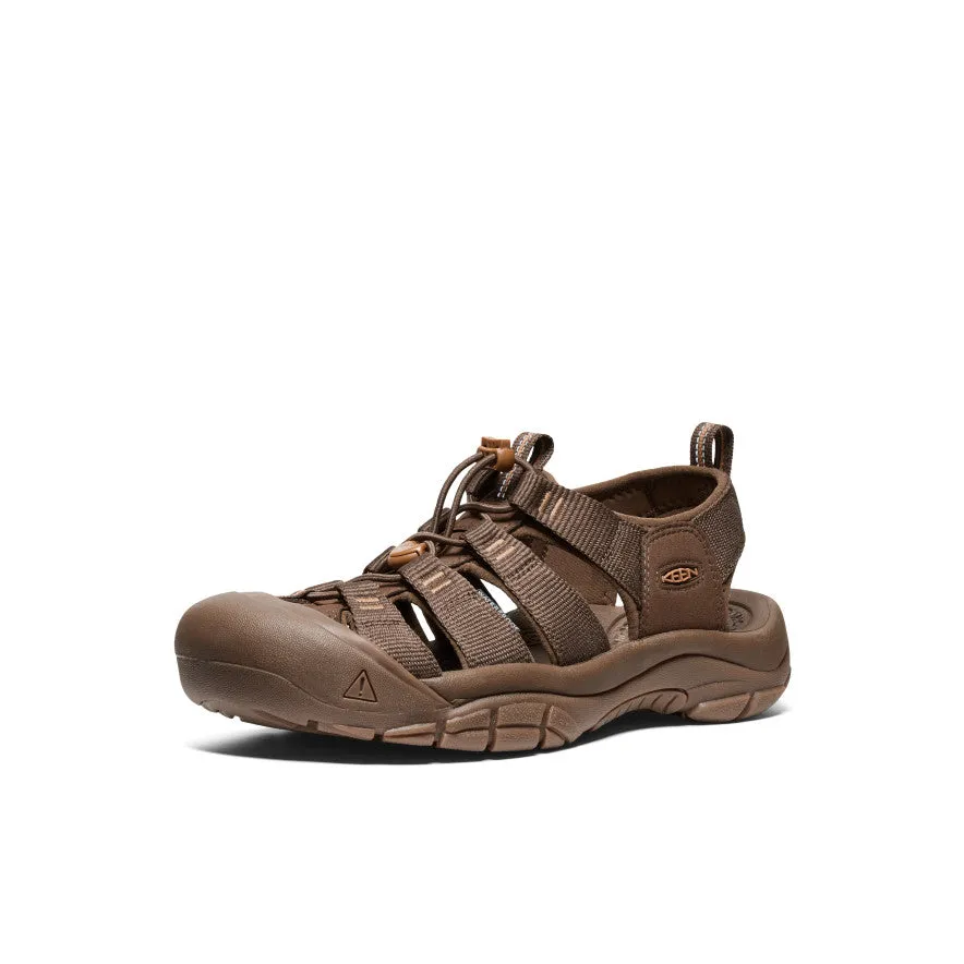 Keen Men's Newport H2 Sandal  |  Monochrome/Dark Earth
