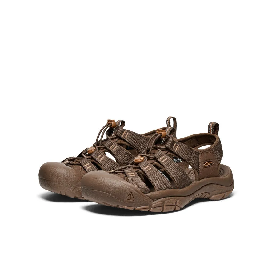 Keen Men's Newport H2 Sandal  |  Monochrome/Dark Earth