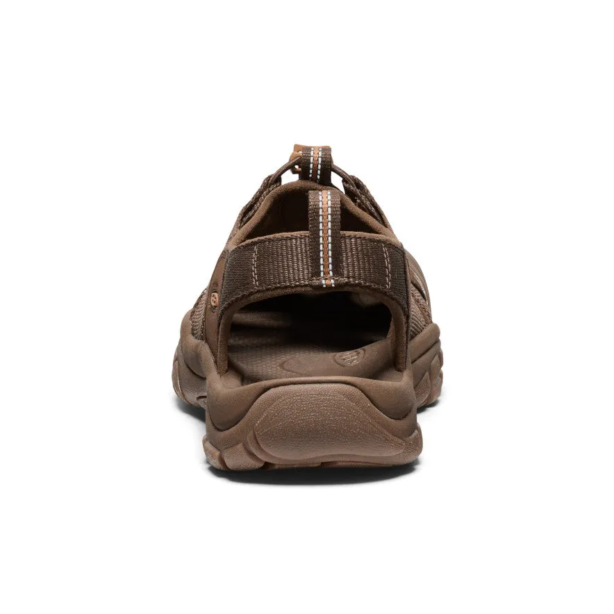 Keen Men's Newport H2 Sandal  |  Monochrome/Dark Earth