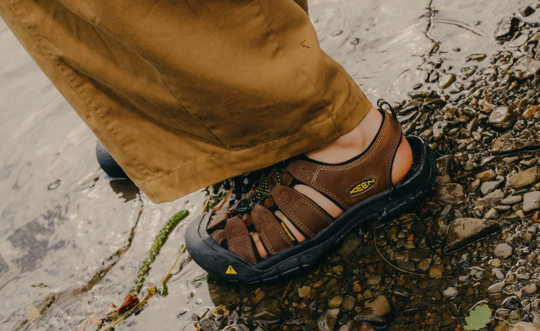 Keen Men's Newport Leather Sandal  |  Bison