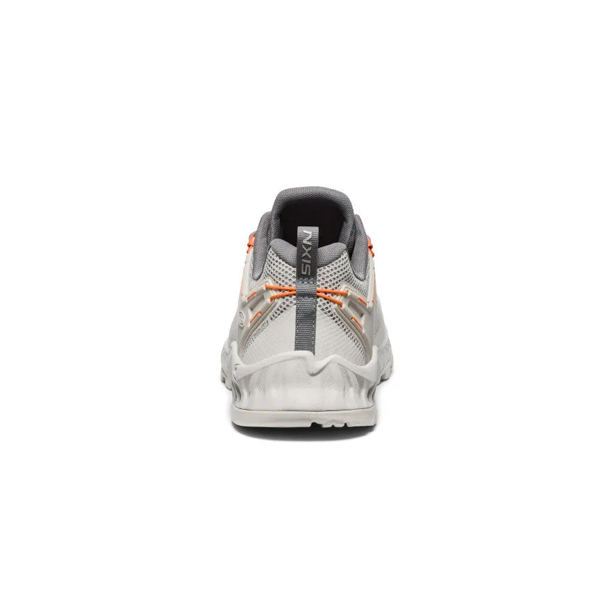 Keen Men's NXIS EVO Waterproof Shoe  |  Silver Lining/Scarlet Ibis