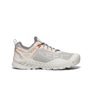 Keen Men's NXIS EVO Waterproof Shoe  |  Silver Lining/Scarlet Ibis