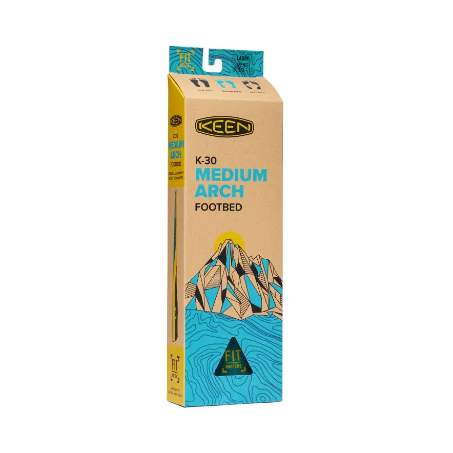 Keen Men's Outdoor K-30 Medium Arch Insole  |  Blue