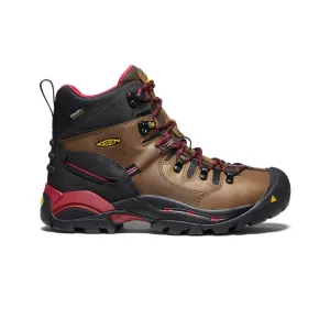 Keen Men's Pittsburgh 6" Waterproof Boot (Steel Toe)  |  Bison