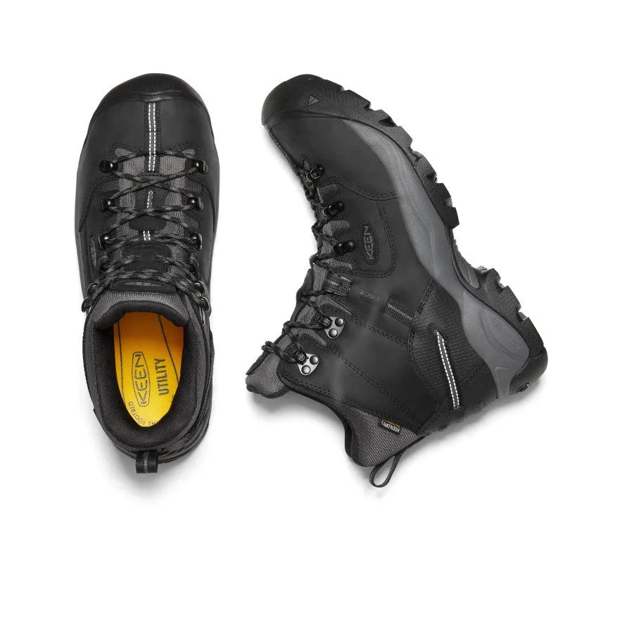 Keen Men's Pittsburgh Energy 6" Waterproof Boot (Carbon Toe)  |  Black/Forged Iron