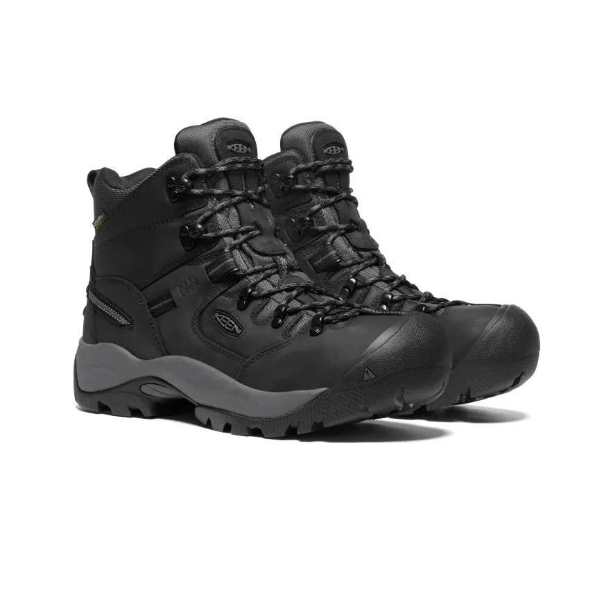 Keen Men's Pittsburgh Energy 6" Waterproof Boot (Carbon Toe)  |  Black/Forged Iron