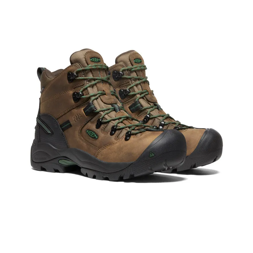 Keen Men's Pittsburgh Energy 6" Waterproof Boot (Carbon Toe)  |  Cascade Brown/Greener Pastures