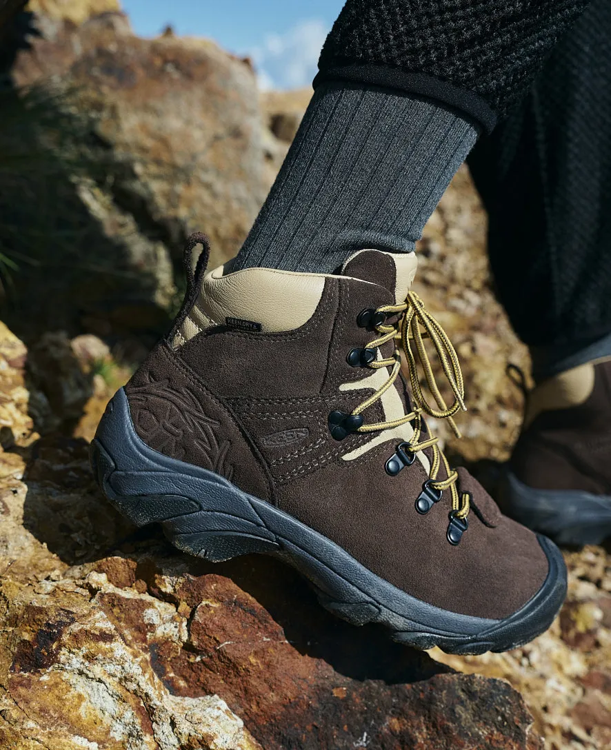 Keen Men's Pyrenees Waterproof Hiking Boot x Mountain Research  |  Mountain Research Brown