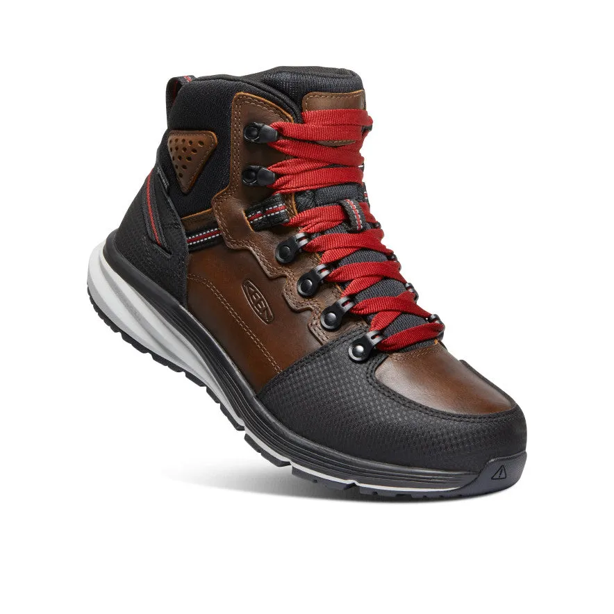 Keen Men's Red Hook Waterproof Boot (Soft Toe)  |  Tobacco/Black