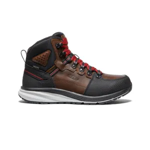 Keen Men's Red Hook Waterproof Boot (Soft Toe)  |  Tobacco/Black