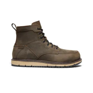 Keen Men's San Jose 6" Waterproof Boot (Aluminum Toe)  |  Cascade Brown/Black