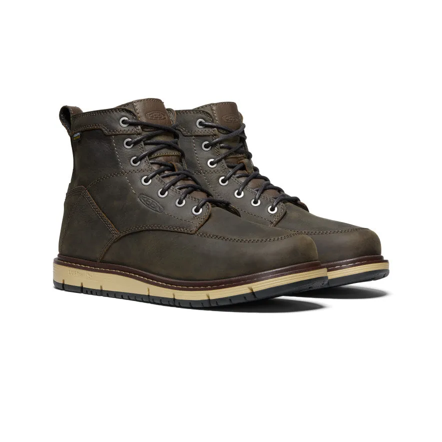 Keen Men's San Jose 6" Waterproof Boot (Soft Toe)  |  Cascade Brown