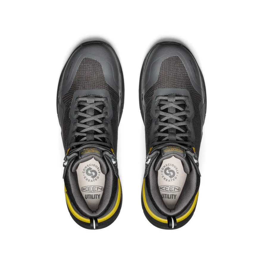 Keen Men's Synchro Waterproof Work Boot (Carbon Toe)  |  Magnet/Black