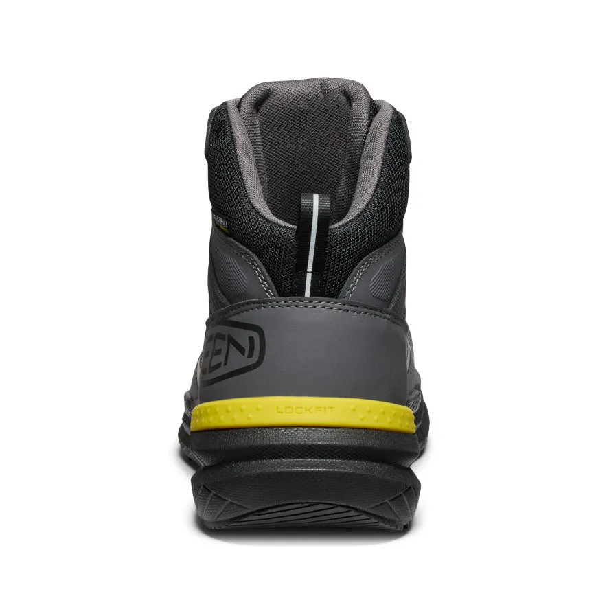 Keen Men's Synchro Waterproof Work Boot (Carbon Toe)  |  Magnet/Black