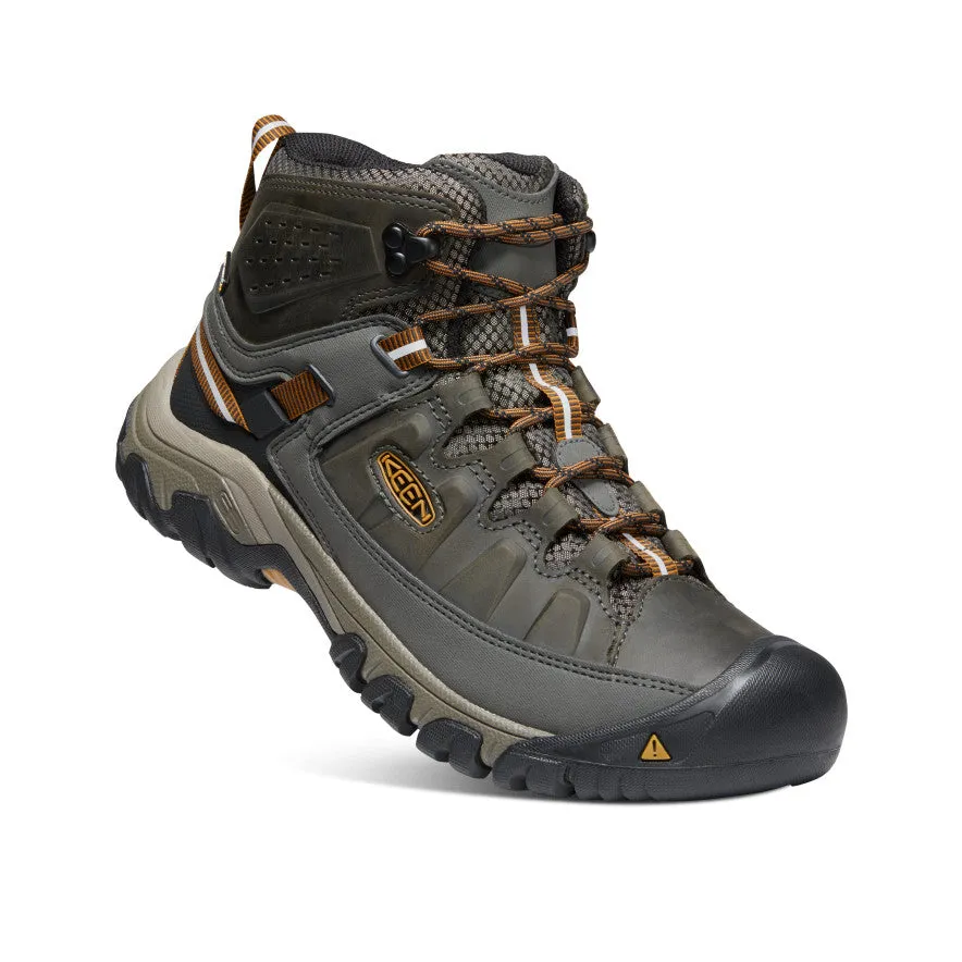 Keen Men's Targhee III Waterproof Mid Wide  |  Black Olive/Golden Brown